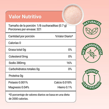Molinillo de sal rosa del Himalaya