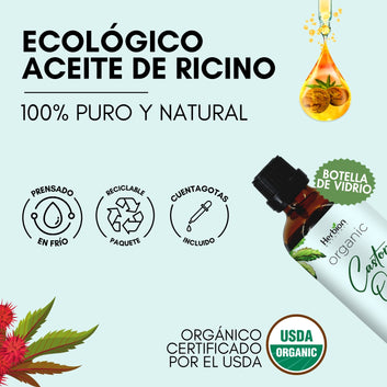 Aceite de ricino ecológico